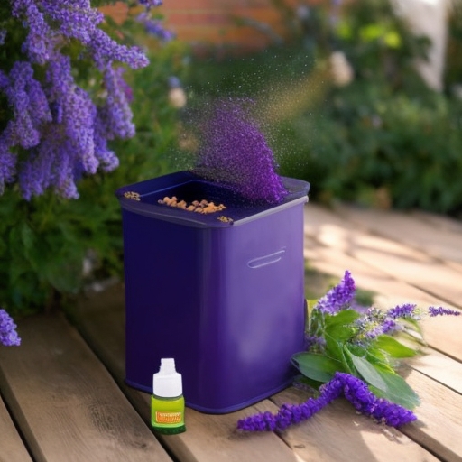 essential oils use in home garbage cans
