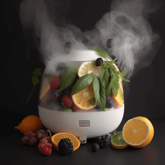 DIY humidifiers using herbs and fruits
